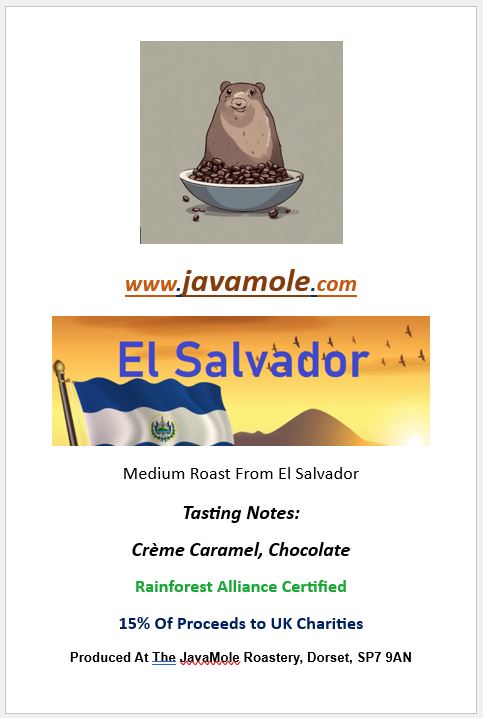 SINGLE ORIGIN - El Salvador